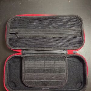 Nintendo Switch Handheld Red and Black Travel Case
